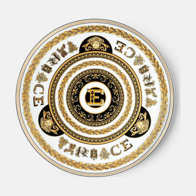 Virtus Alphabet E Charger Plate 33 cm