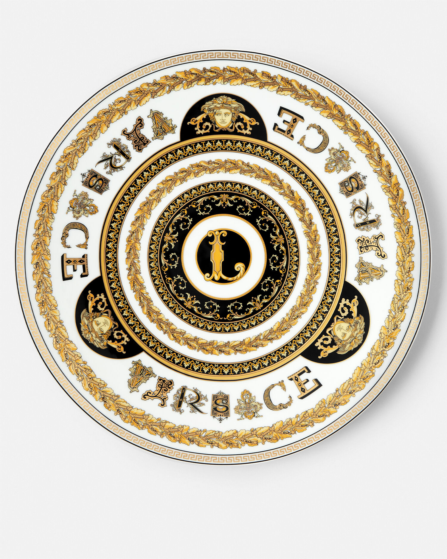 Virtus Alphabet L Charger Plate 33 cm