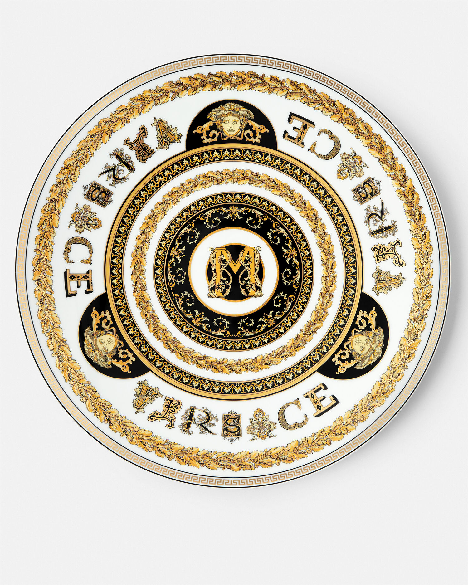 Virtus Alphabet M Charger Plate 33 cm