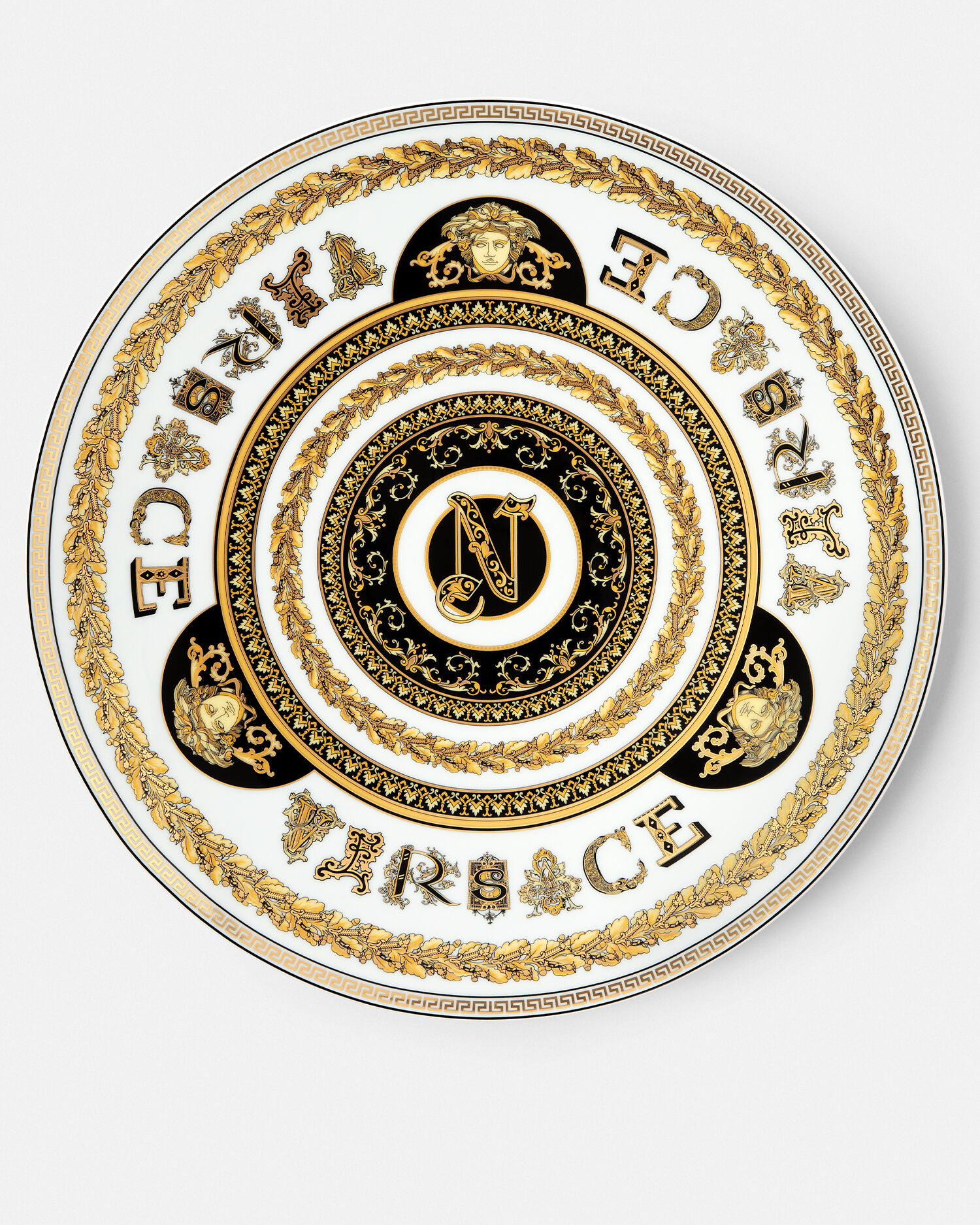 Virtus Alphabet N Charger Plate 33 cm