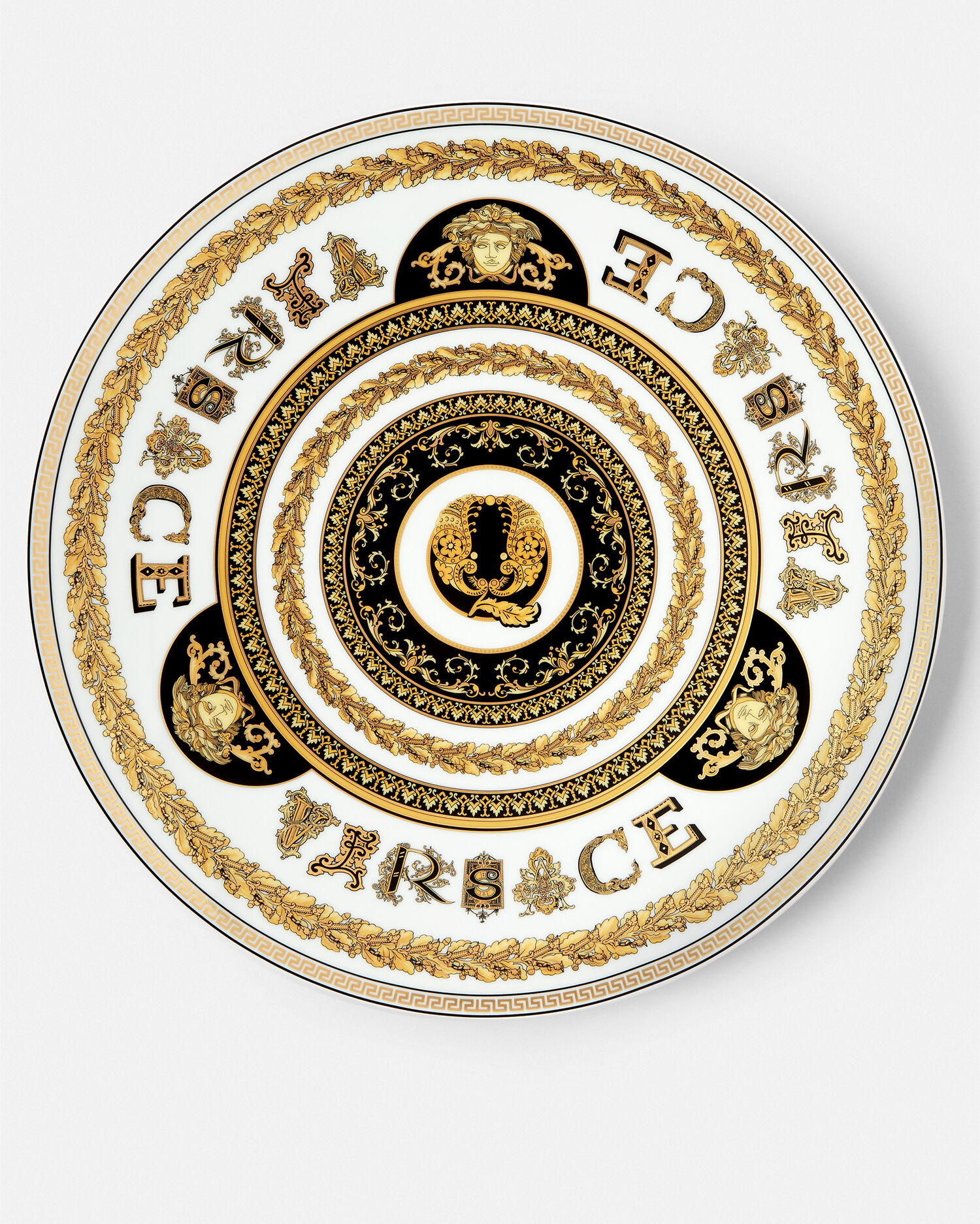 Virtus Alphabet Q Charger Plate 33 cm