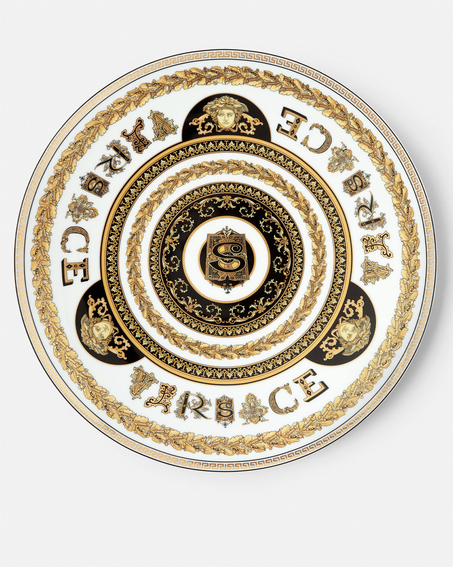 Virtus Alphabet S Charger Plate 33 cm