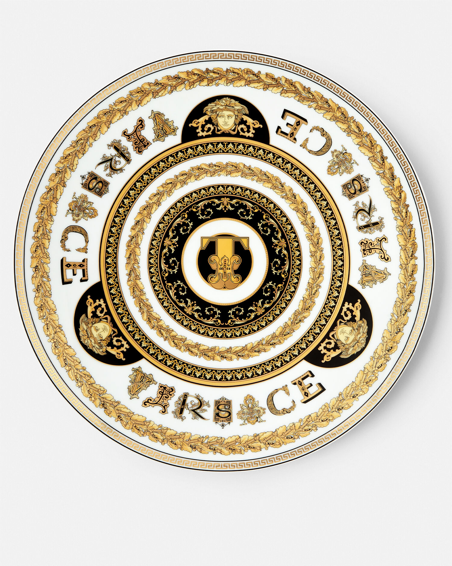 Virtus Alphabet T Charger Plate 33 cm