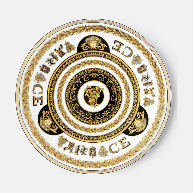 Virtus Alphabet V Charger Plate 33 cm