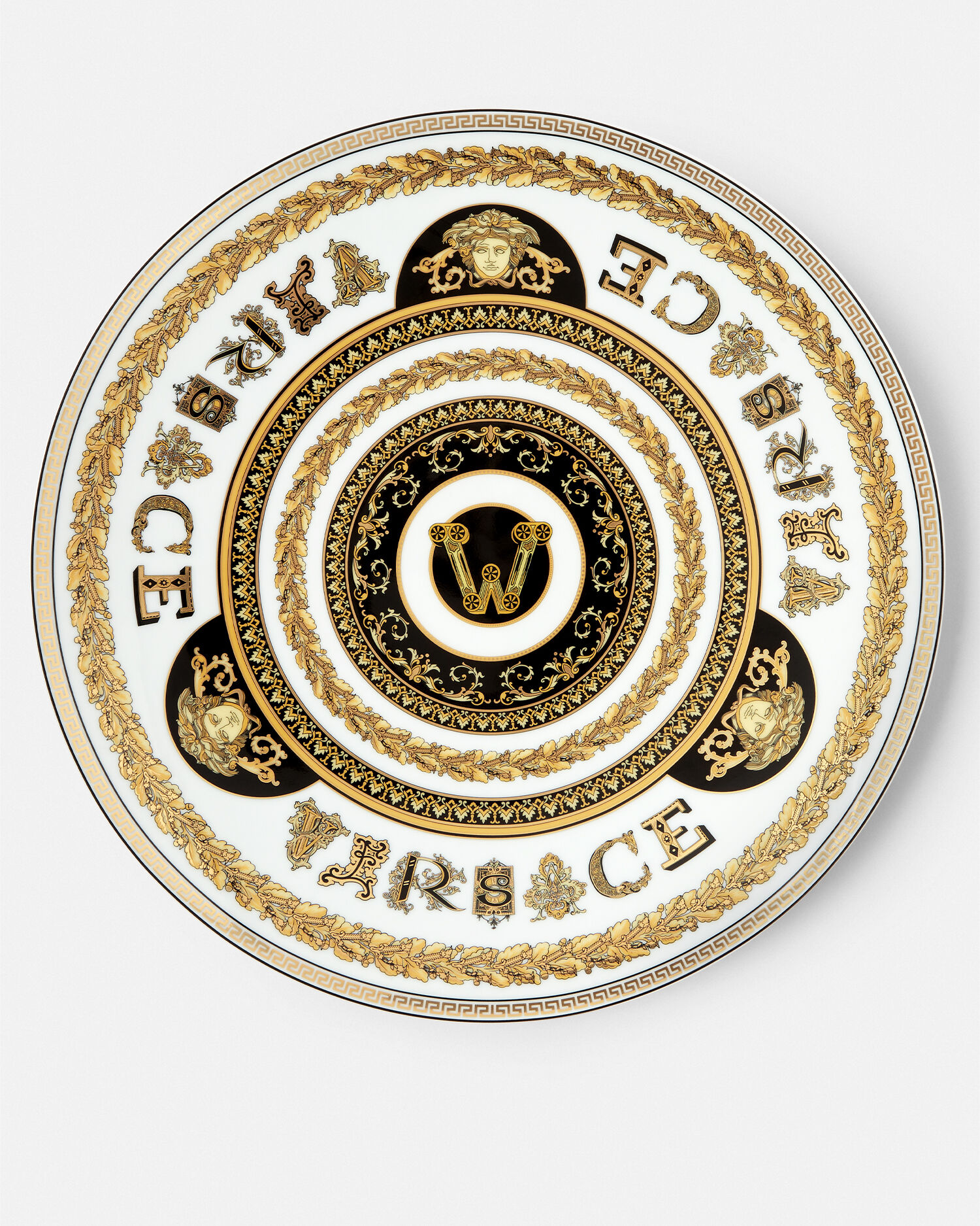 Virtus Alphabet W Charger Plate 33 cm