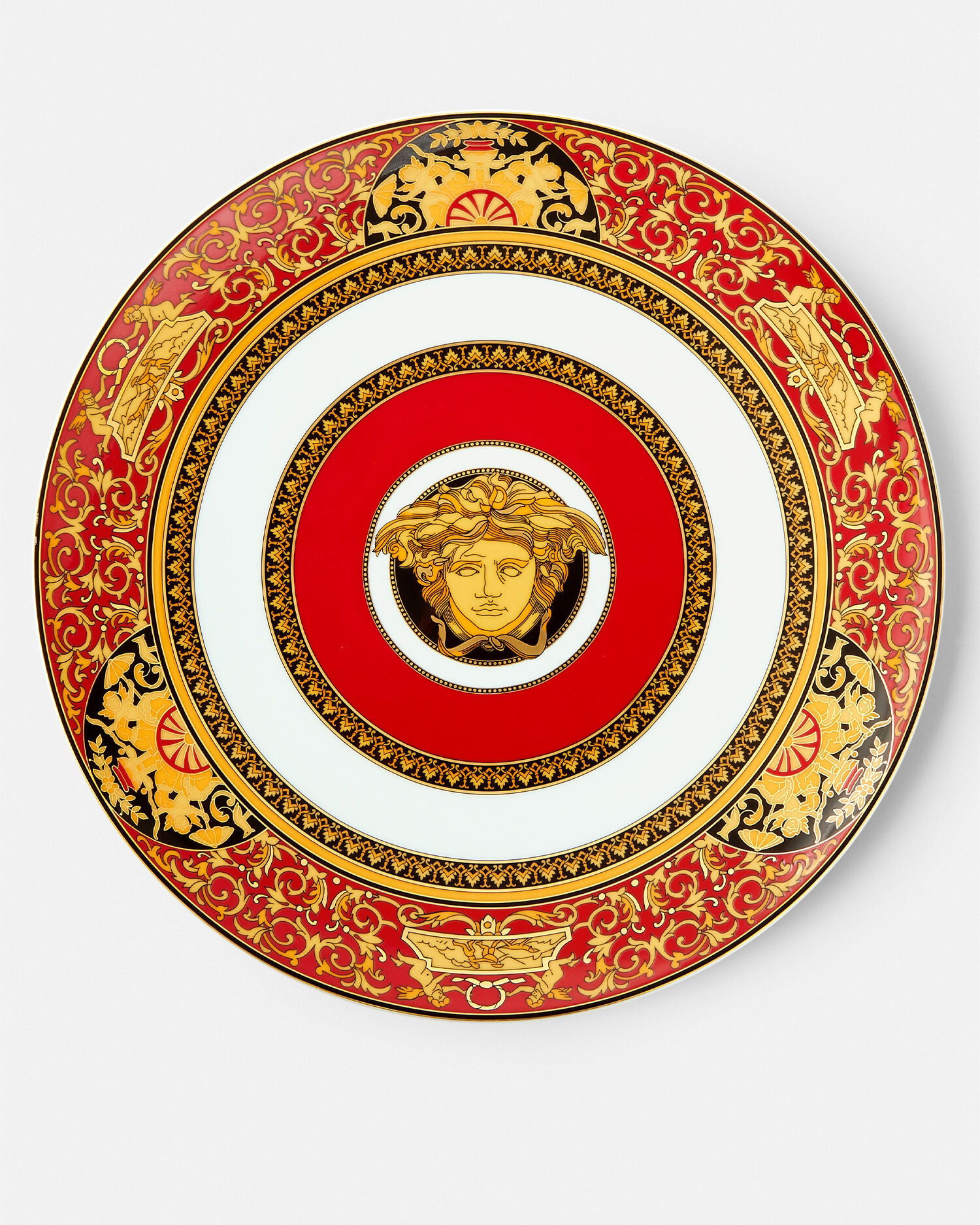 Сервировочная тарелка Versace Medusa Red 33 см