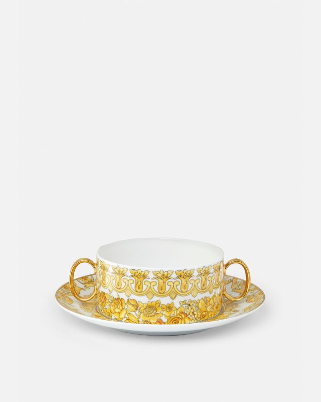 Medusa Rhapsody Soup Plate & Saucer