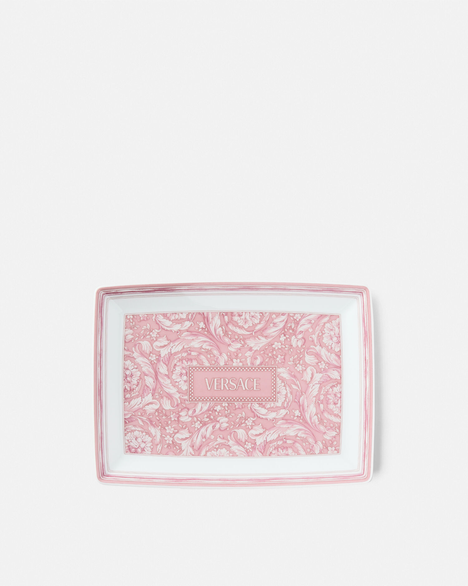 Barocco Rose Rectangular Plate 18 cm