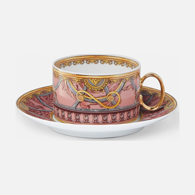 Scala del Palazzo Rosa Tea Cup & Saucer