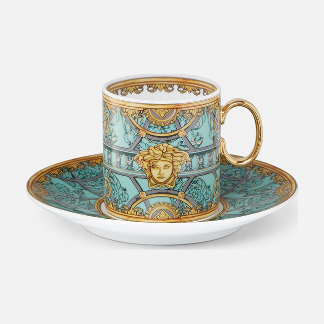 Scala del Palazzo Verde Espresso Cup & Saucer
