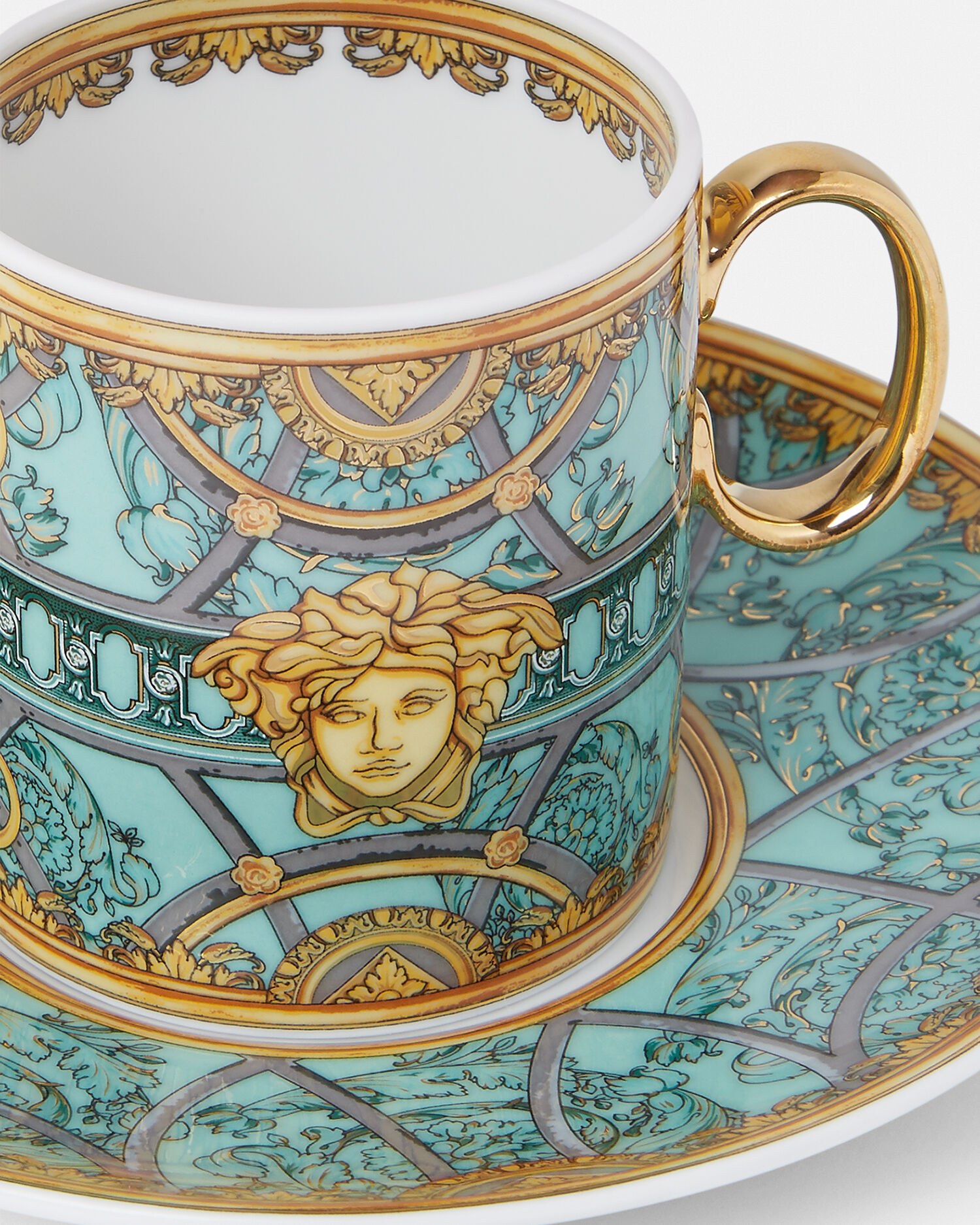 Scala del Palazzo Verde Espresso Cup & Saucer