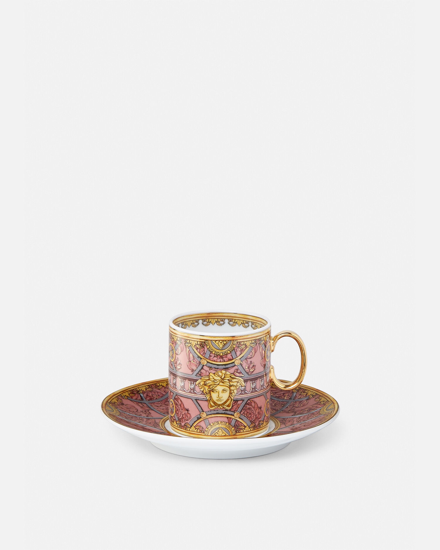 Scala del Palazzo Rosa Espresso Cup & Saucer