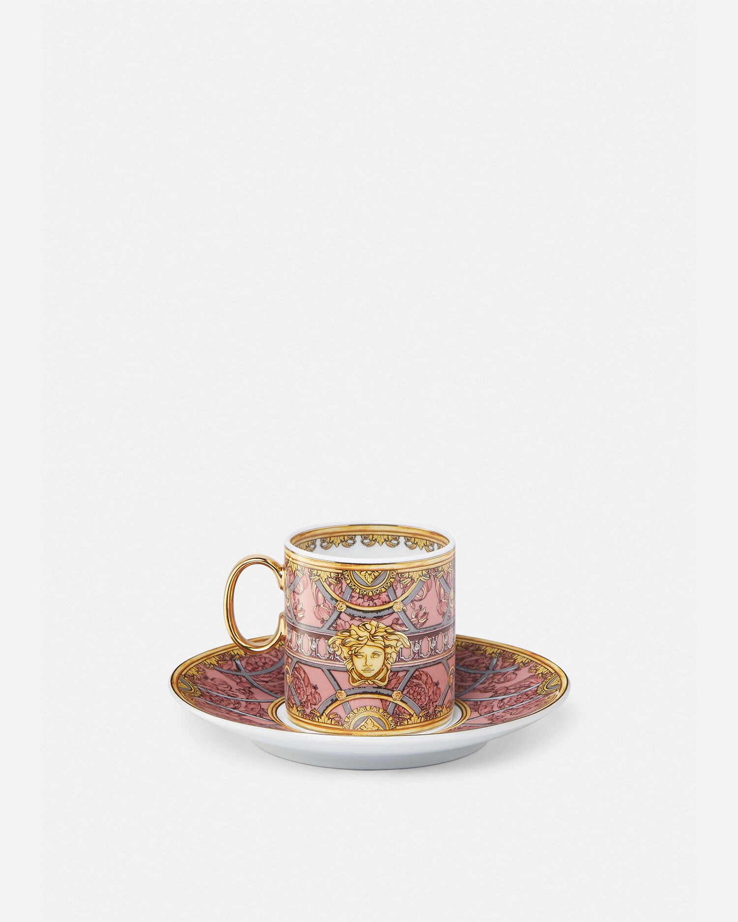 Scala del Palazzo Rosa Espresso Cup & Saucer