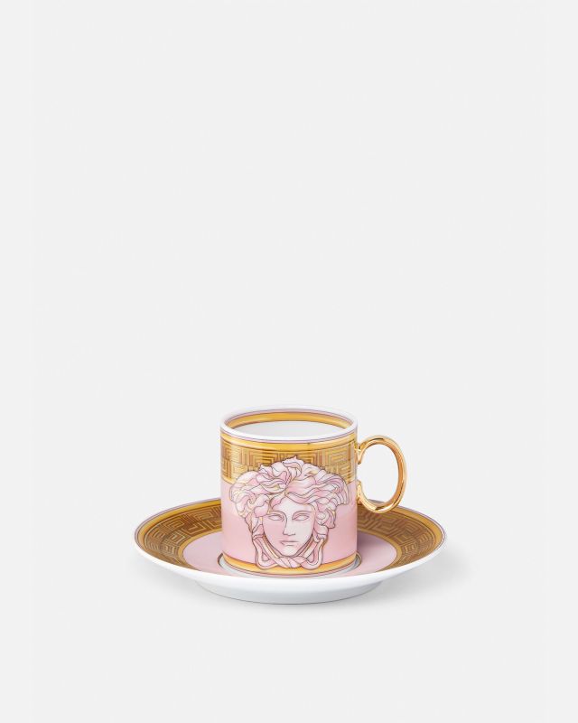 Набор для эспрессо Versace Medusa Amplified Pink