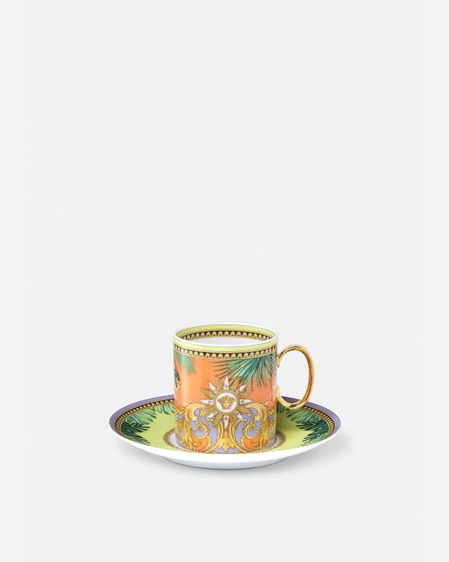 Кофейная пара Versace Jungle Animalier (чашка и блюдце)