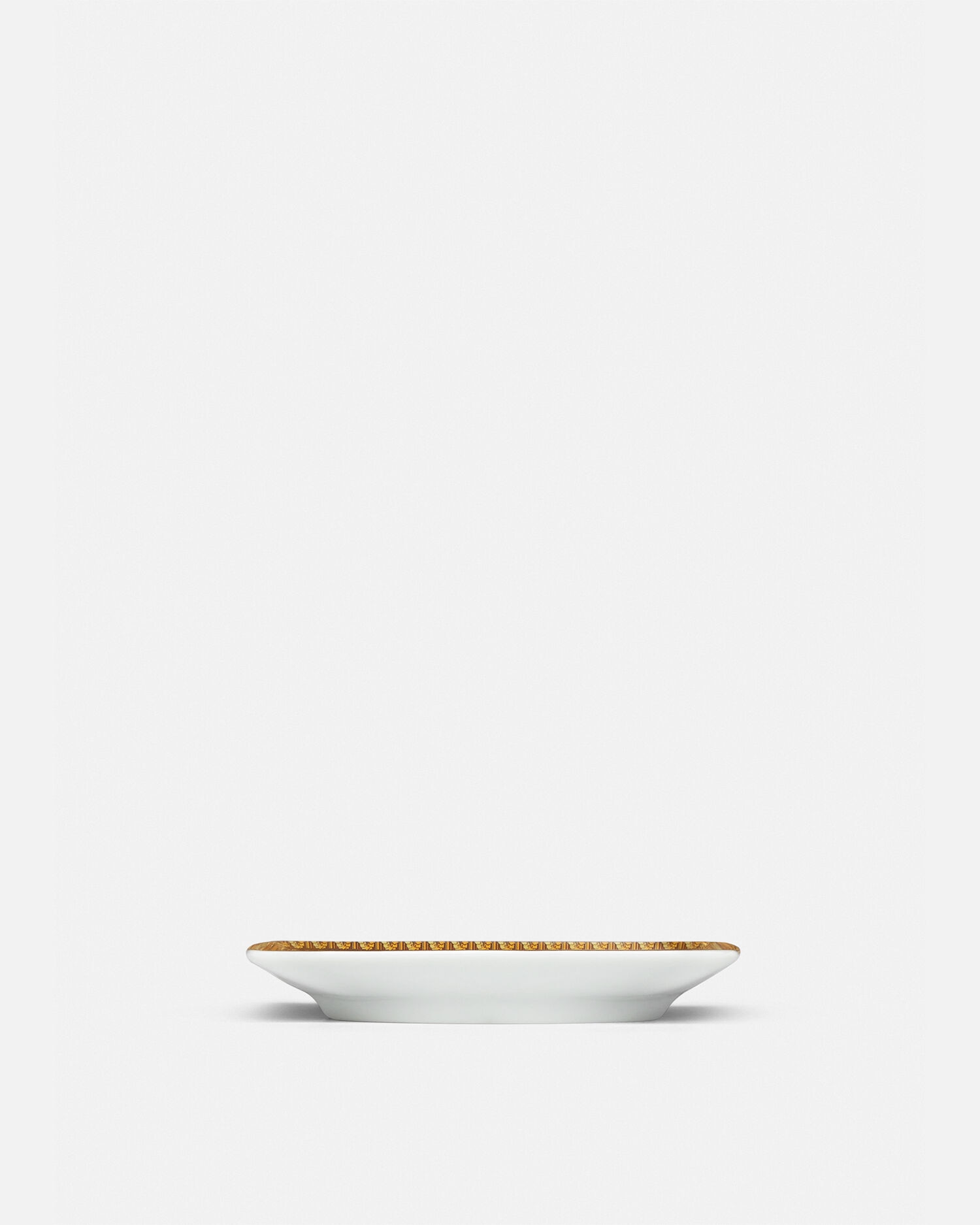 I ♡ Baroque Square Plate Black 12 cm