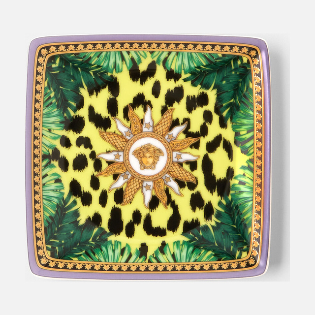 Jungle Animalier Square Plate 12 cm