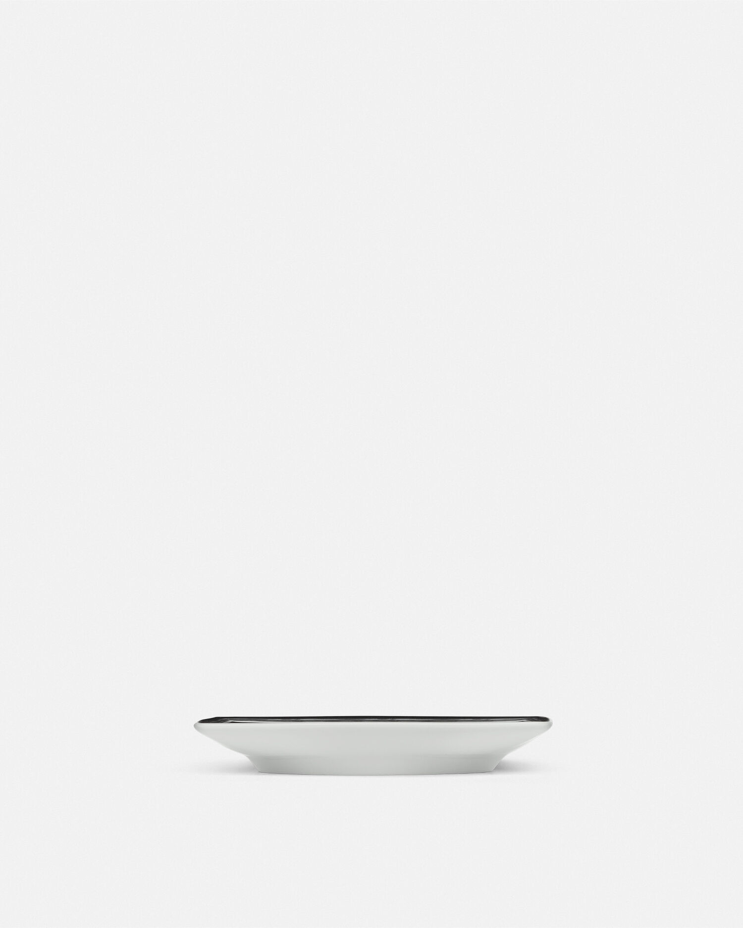 Barocco Square Plate Black 11,5 cm