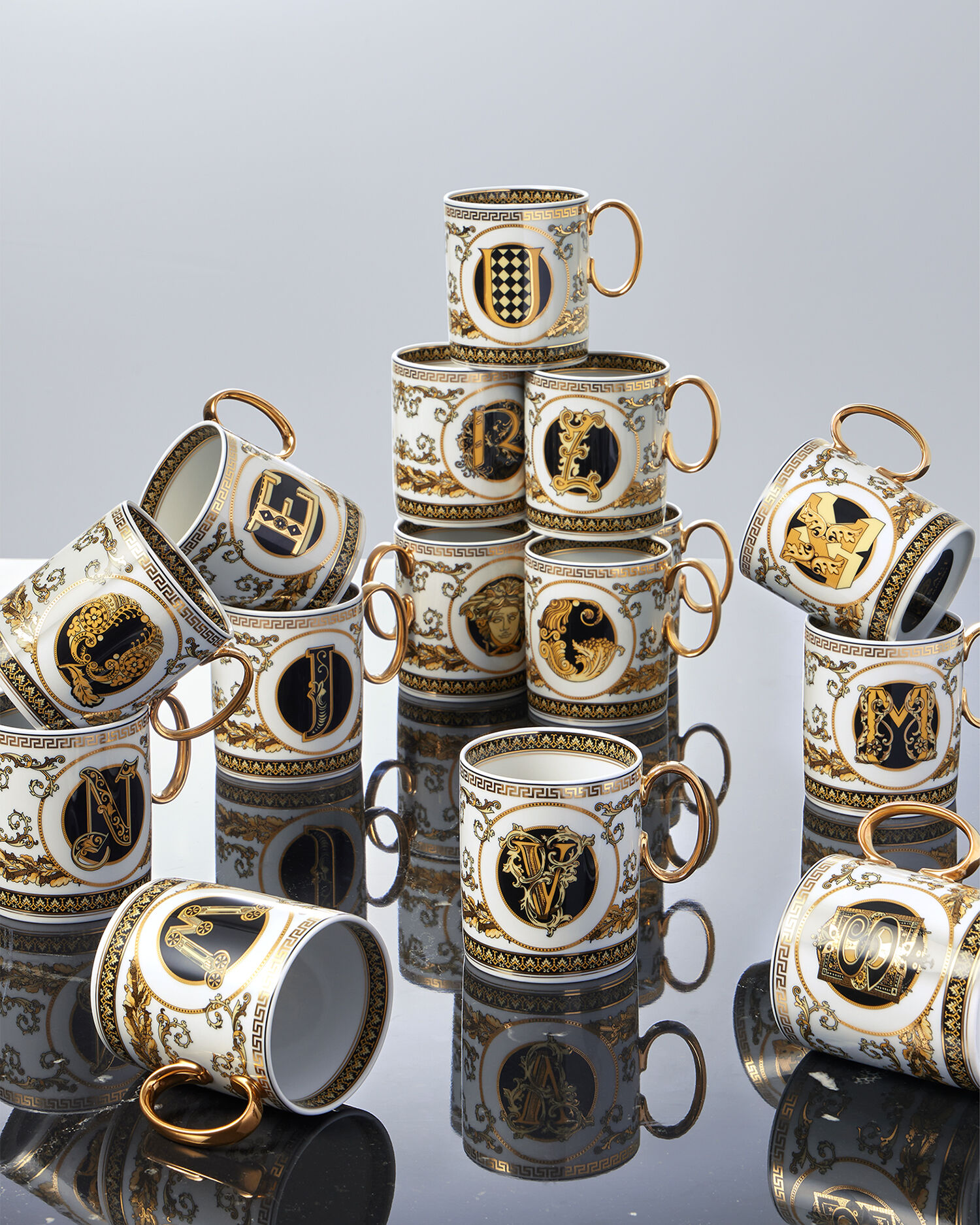 Virtus Alphabet N Mug