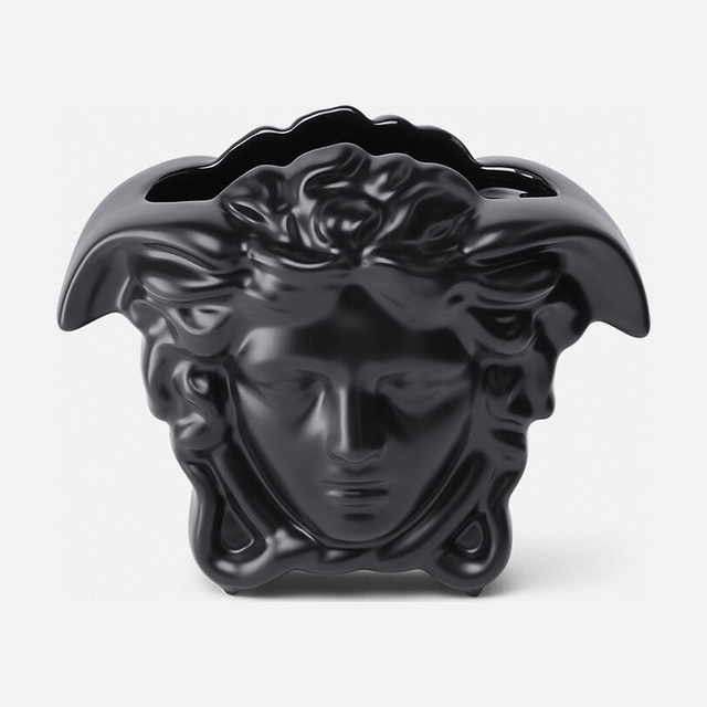 Medusa Grande Black Vase 9 cm