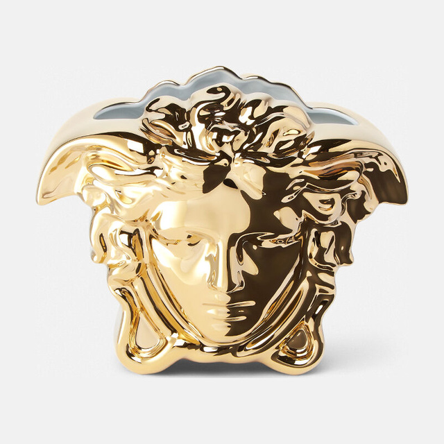 Medusa Grande Gold Vase 9 cm