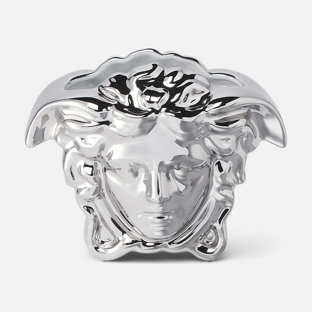 Medusa Grande Silver Vase 9 cm