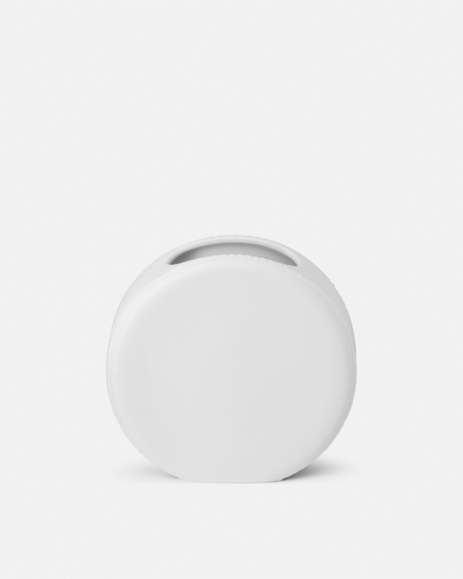 La Medusa Round White Vase 10 cm