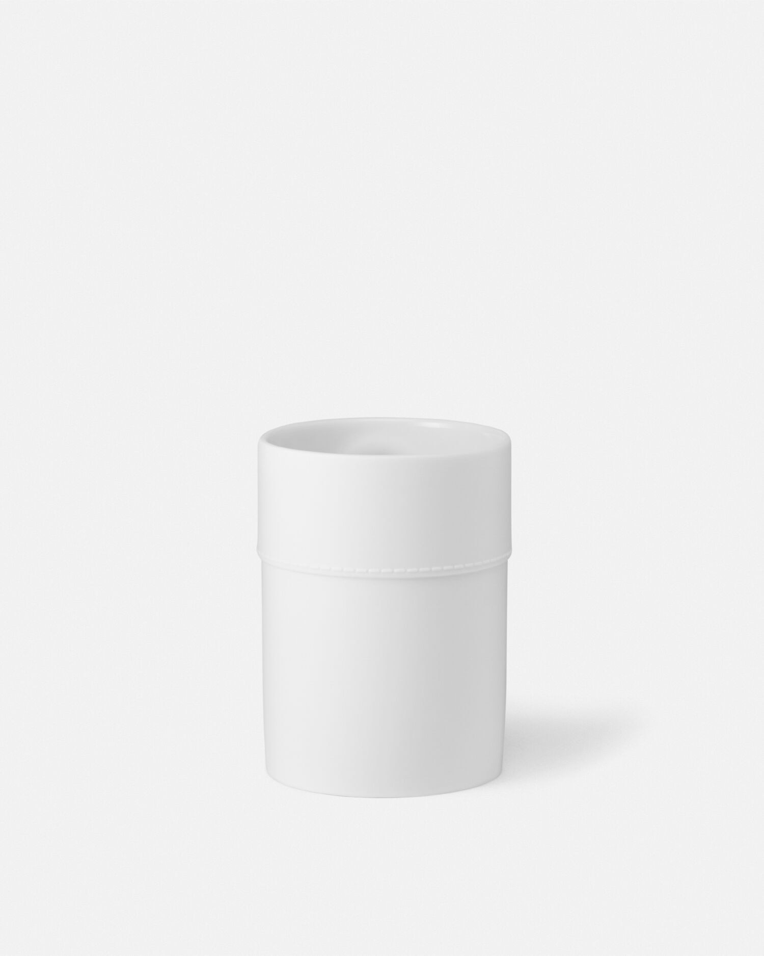 La Medusa Round White Vase 10 cm