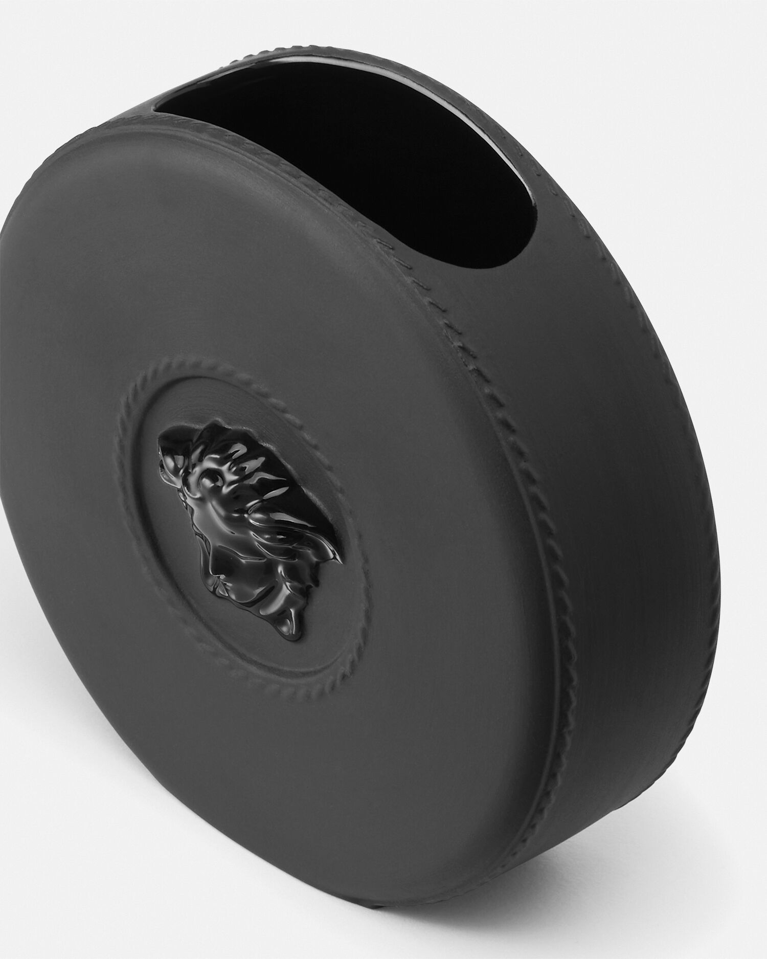 La Medusa Round Black Vase 10 cm
