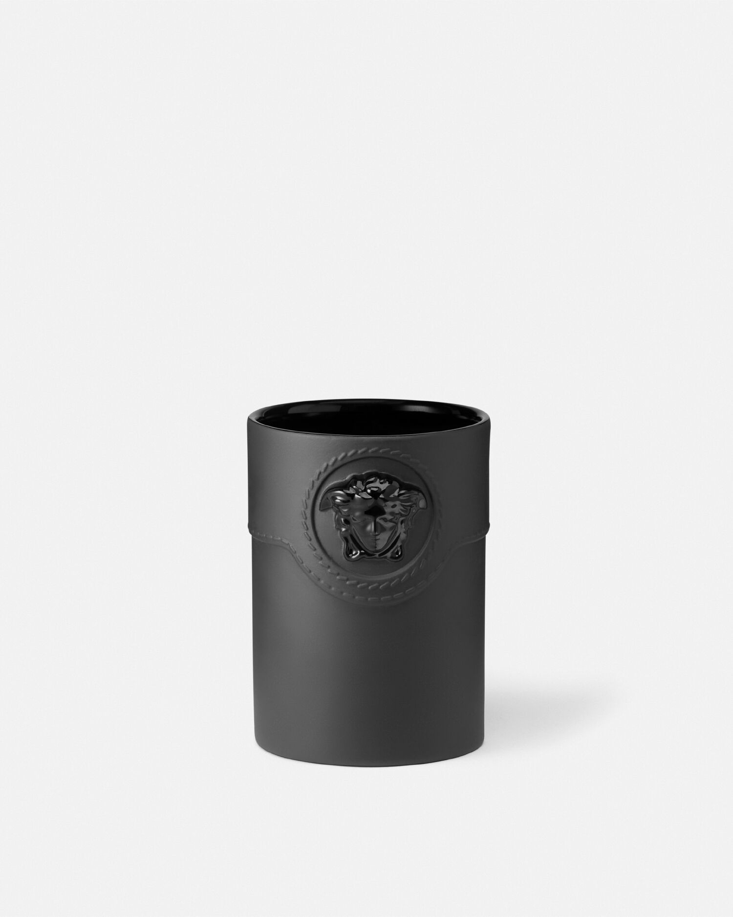 La Medusa Round Black Vase 10 cm