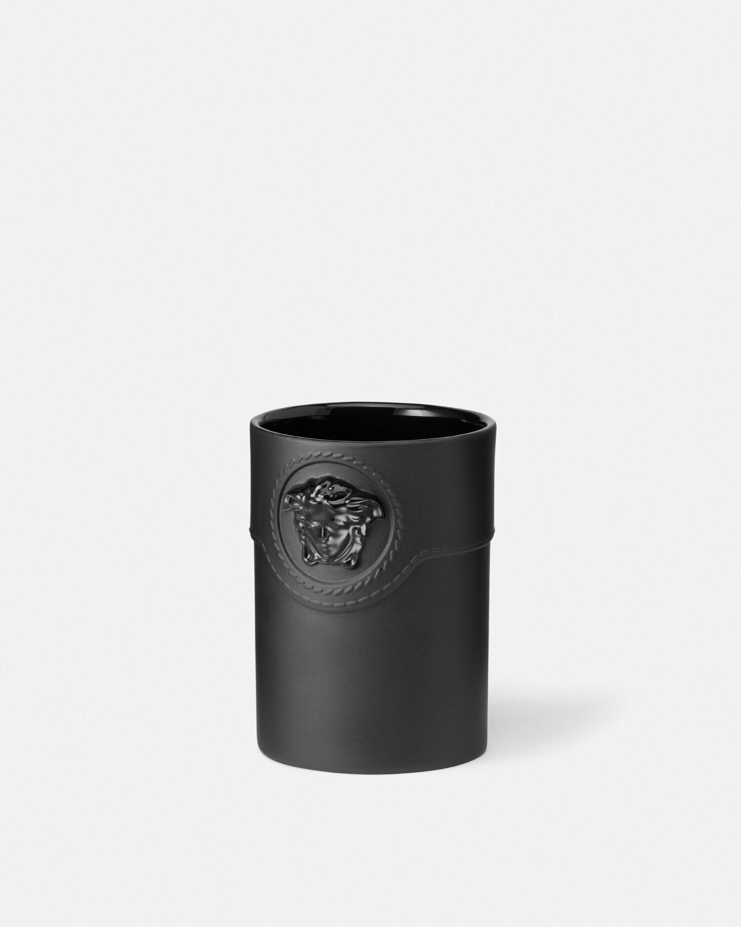 La Medusa Round Black Vase 10 cm