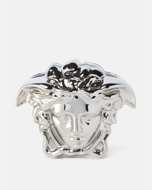Medusa Grande Silver Vase 30 cm