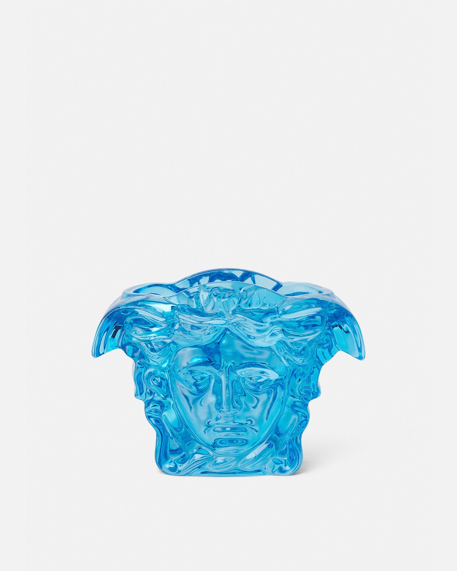 Medusa Grande Crystal Blue Vase 19 cm