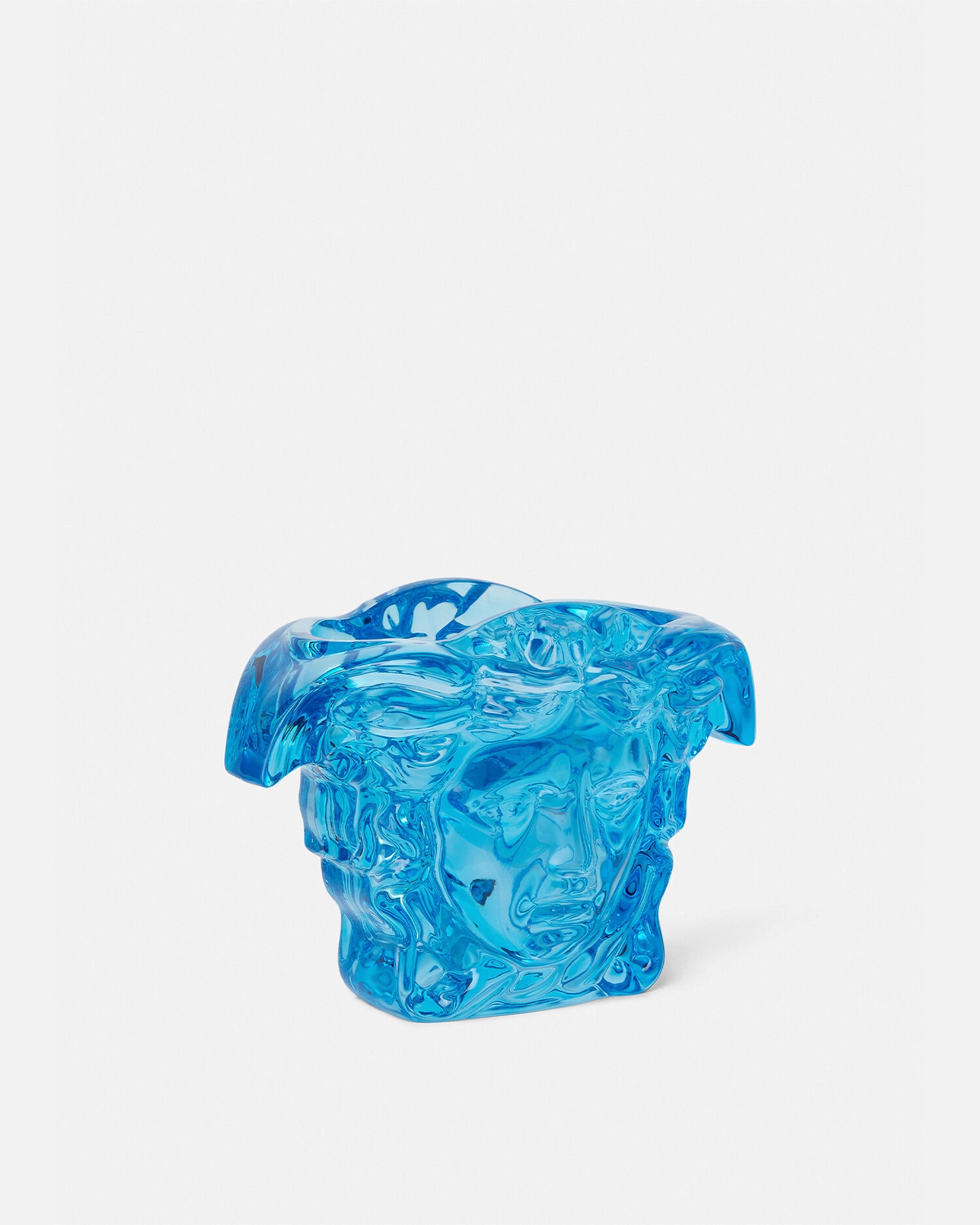 Medusa Grande Crystal Blue Vase 19 cm