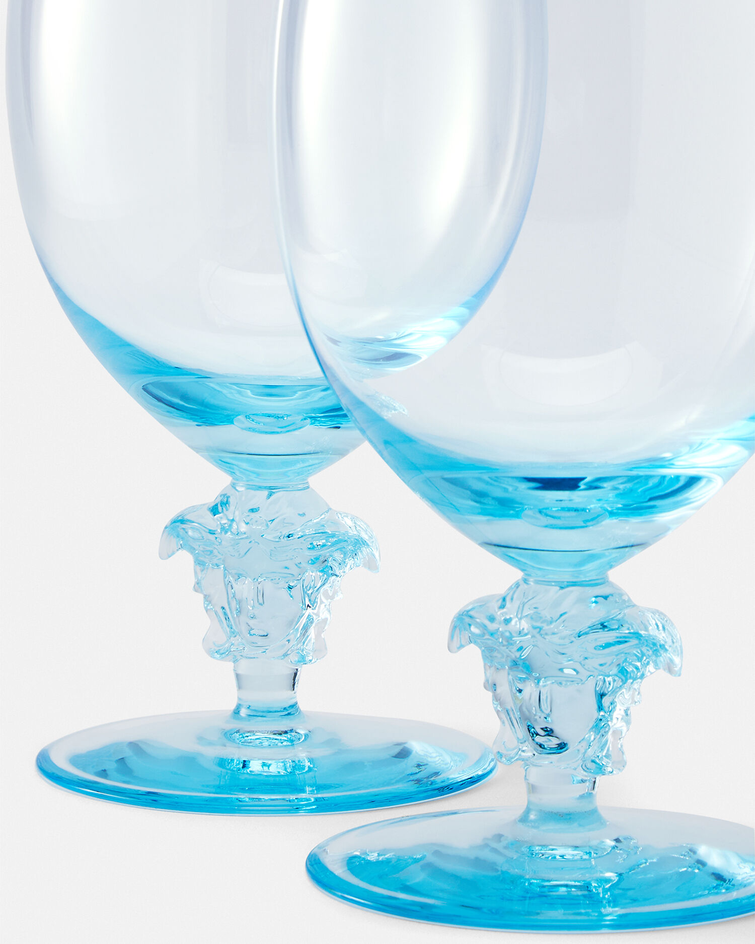 Medusa Lumiére Blue Set 2 Red Wine Goblets