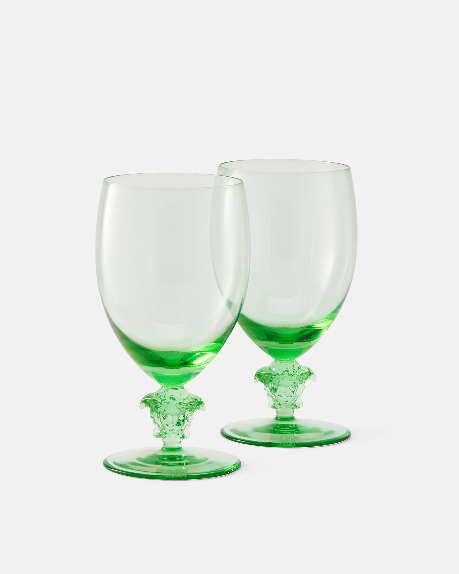 Medusa Lumiére Green Set 2 Water Goblets
