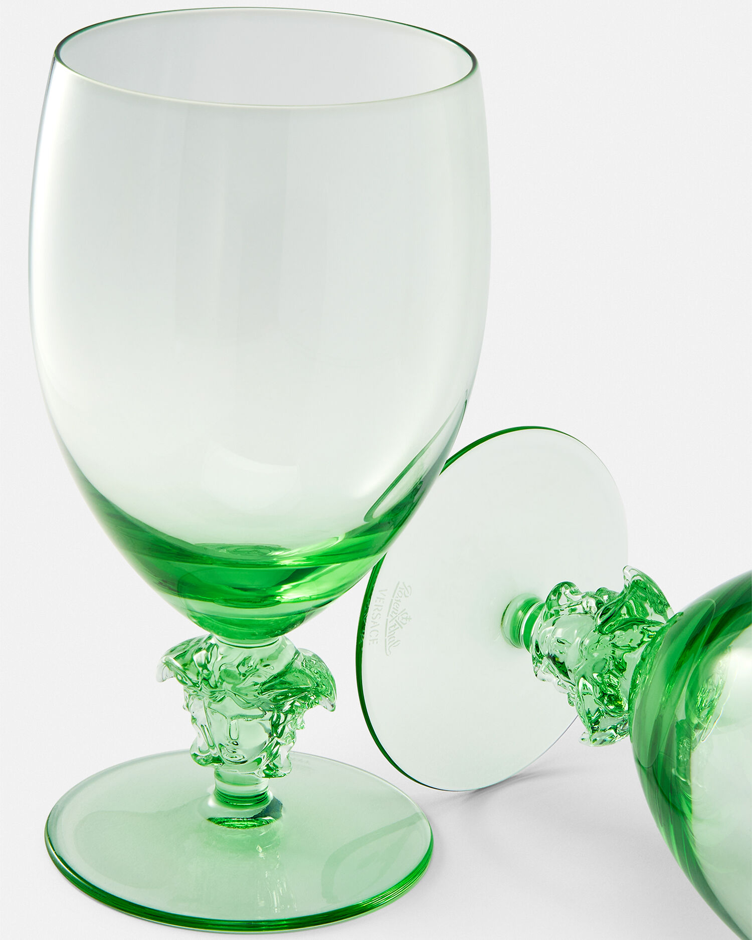 Medusa Lumiére Green Set 2 Water Goblets