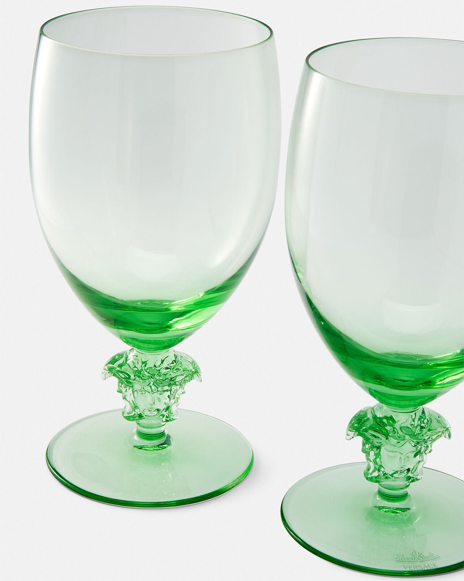 Medusa Lumiére Green Set 2 Water Goblets