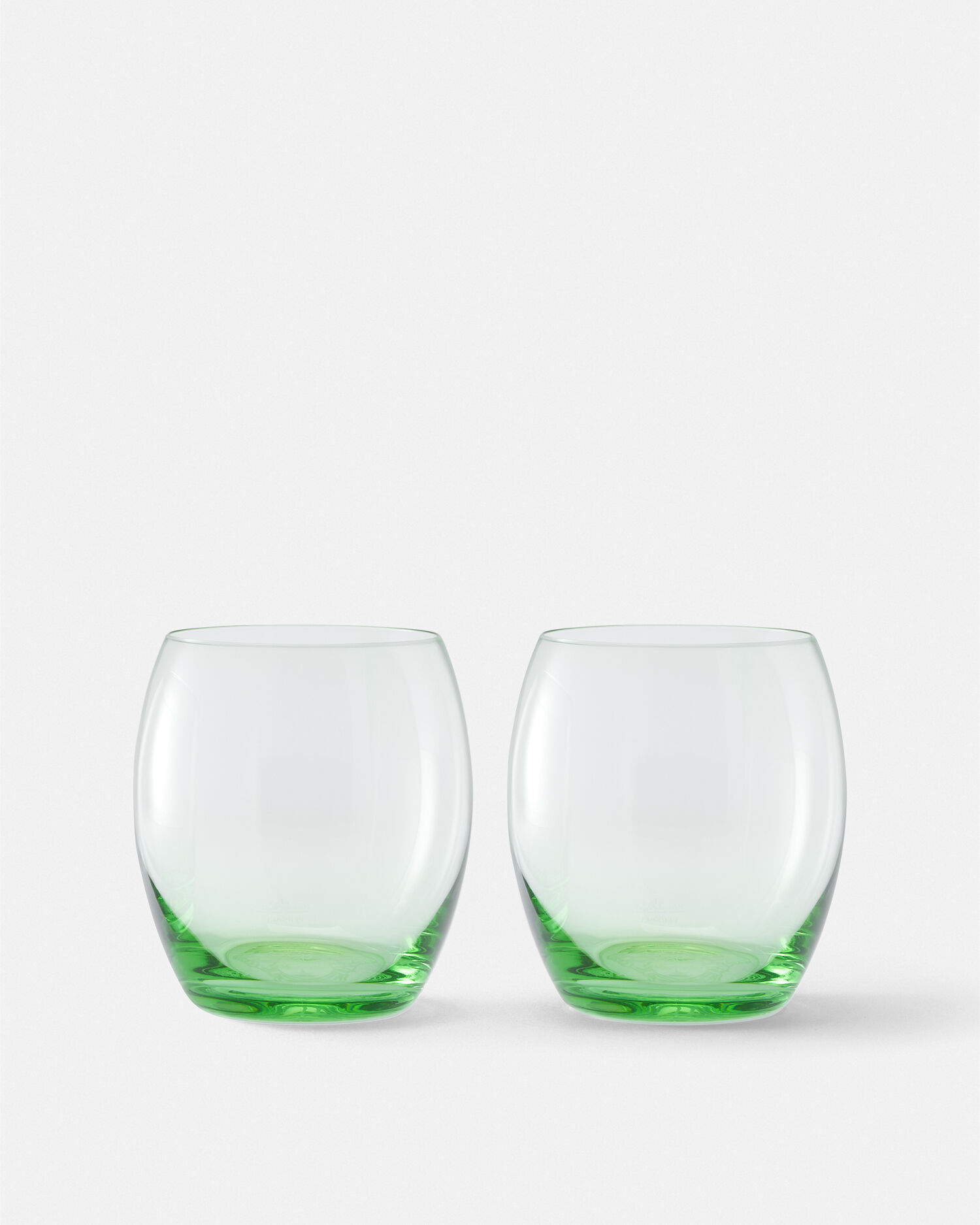 Medusa Lumiére Green Set 2 Whiskey Glasses
