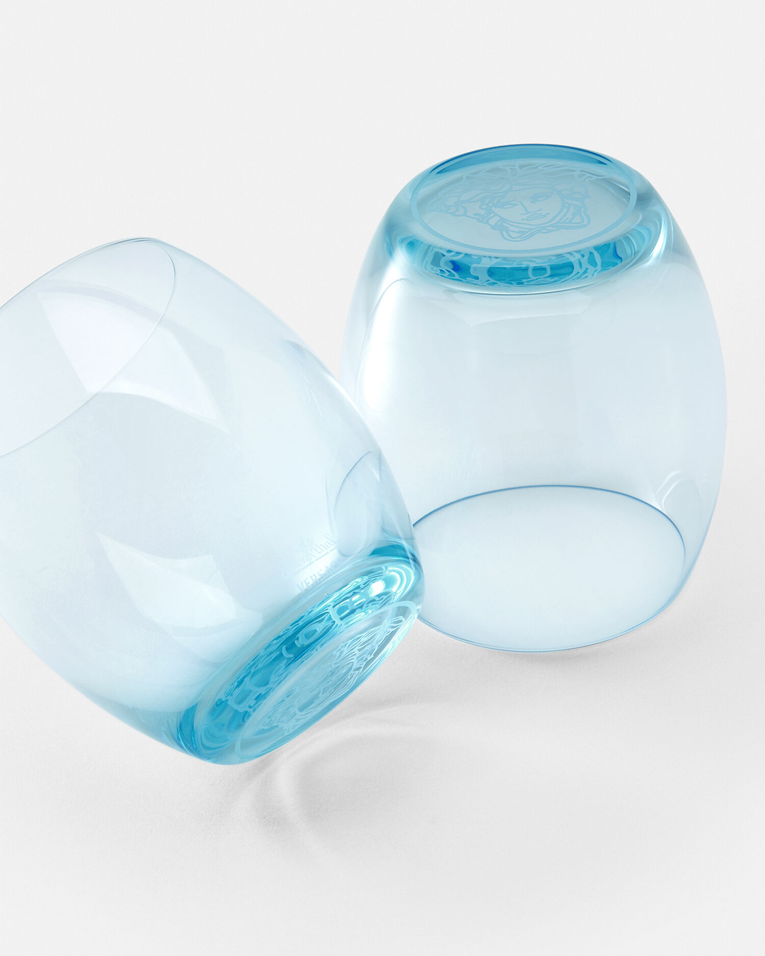 Medusa Lumiére Blue Set 2 Whiskey Glasses