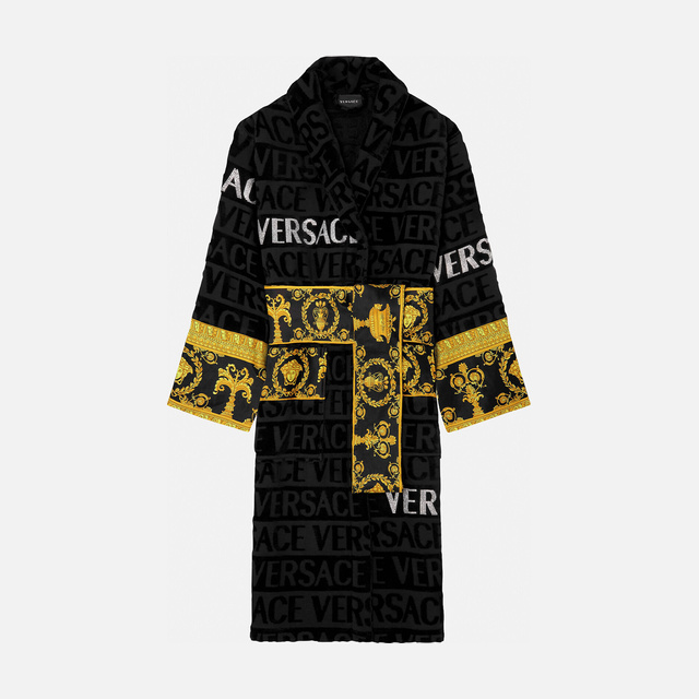 Crystal Versace Allover Bathrobe