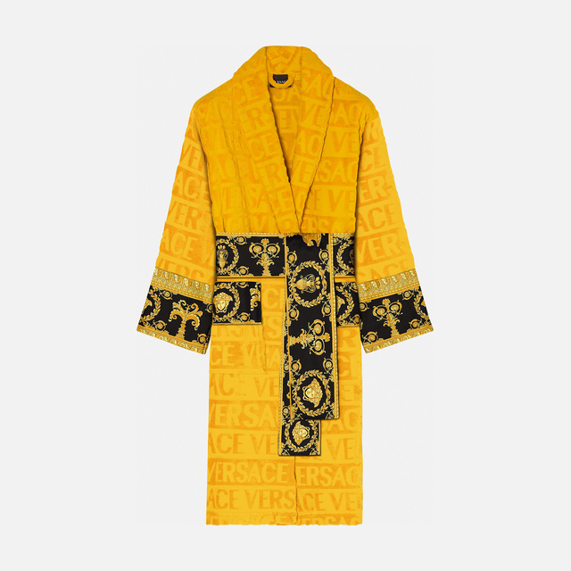 I ♡ Baroque Yellow Bathrobe
