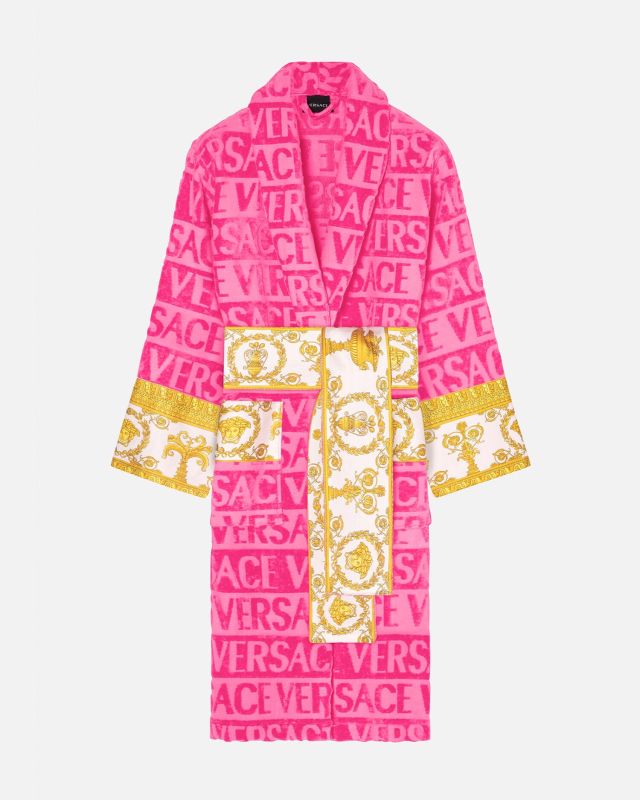 I ♡ Baroque Pink Bathrobe