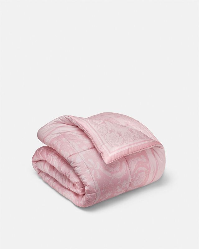 Crete de Fleur Double-Face Comforter Pink