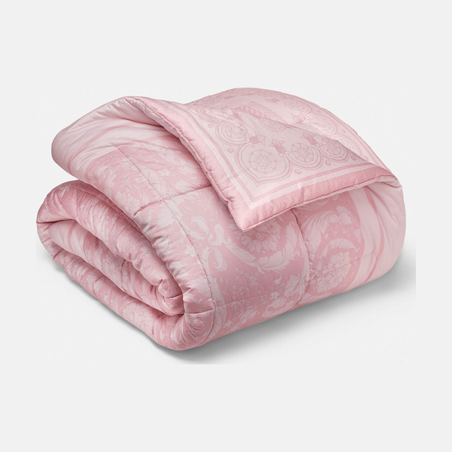 Crete de Fleur Double-Face Comforter Pink