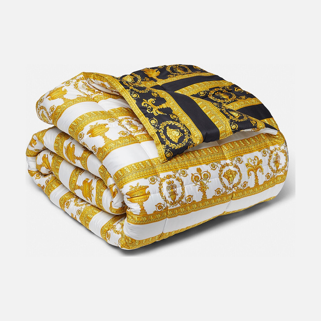 I ♡ Baroque Double-Face Comforter Gold