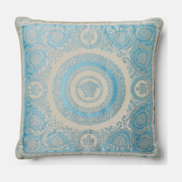 Crete de Fleur Blue Cushion 45 cm