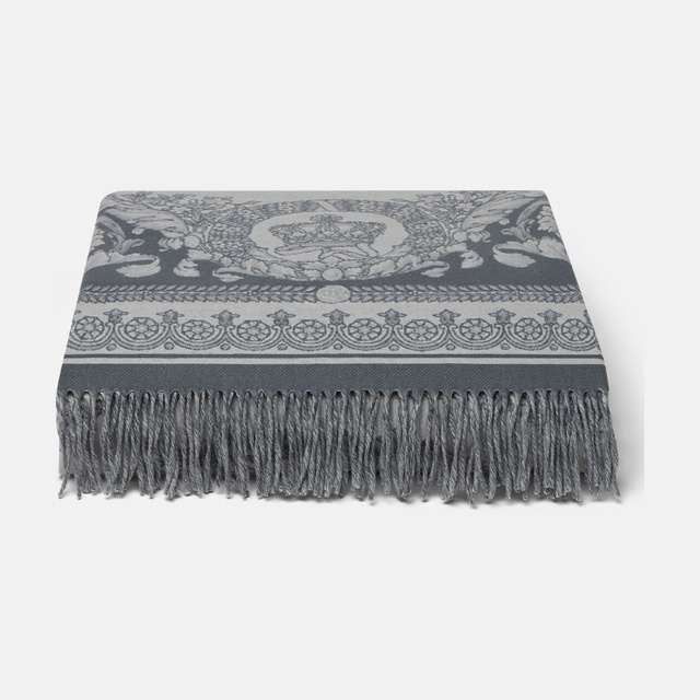 Crete de Fleur Fringed Blanket