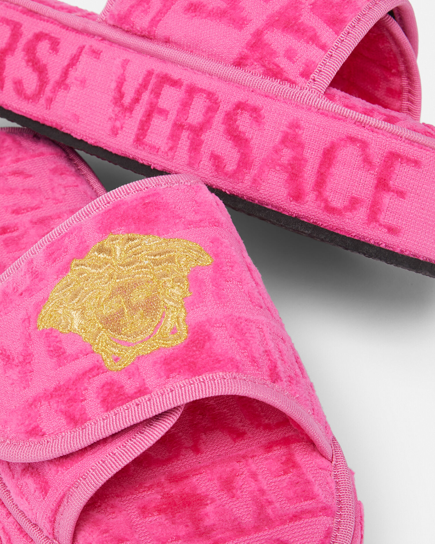 Versace Allover Pink Slippers