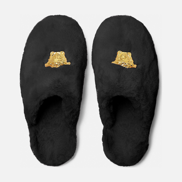 Icon Faux-Fur Slippers